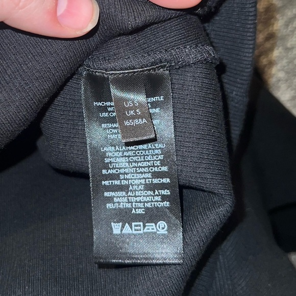 Anthropologie Maeve Black Short Sleeve Mock Neck Sweater - Picture 7 of 10